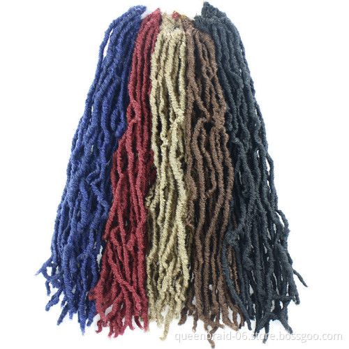 21strands 36" 90g Goddess Locs Crochet Hair Synthetic Ombre Nu Locs Crochet Braiding Hair Extensions Crochet Goddess Nu Locs